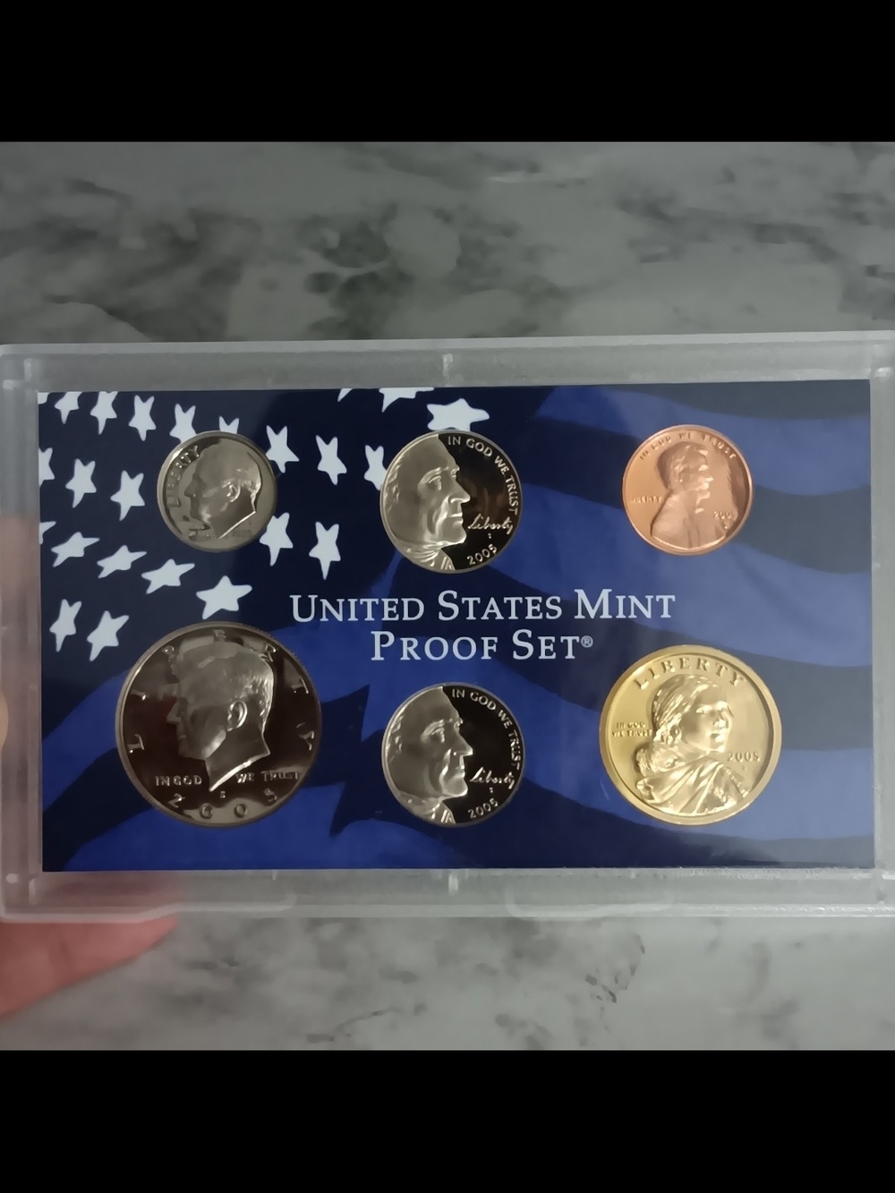 2005 U.S. Mint Proof Set – 6 Coin Set – Original Holder